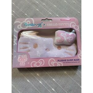 NEW!!! Hello Kitty 50th Anniversary Plushie Sleep Mask Sanrio the Crème Shop